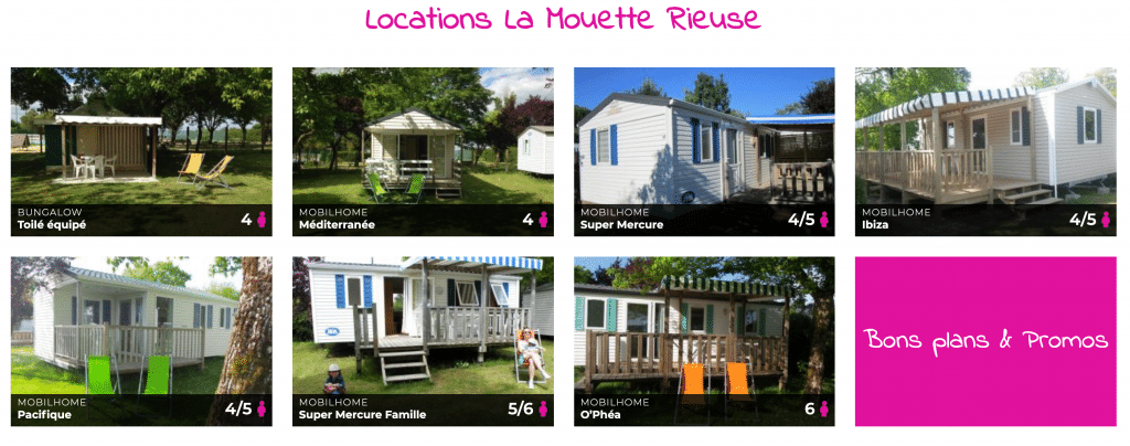 Liste des locations Mouette Rieuse