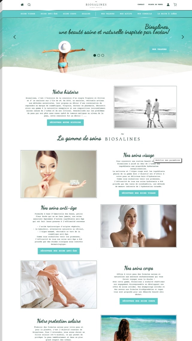 E-commerce Biosalines